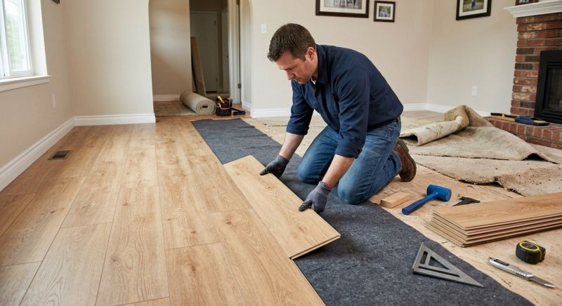Laminate Floor Remodeling in Palm Beach Gardens, FL