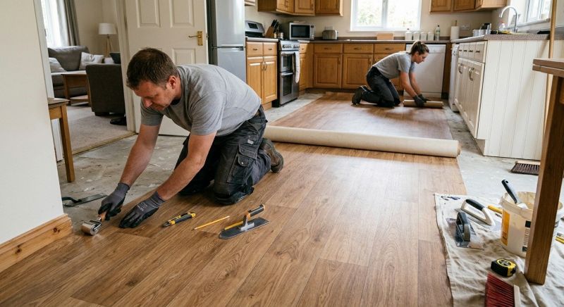 Linoleum Floor Installation in Palm Beach Gardens, FL