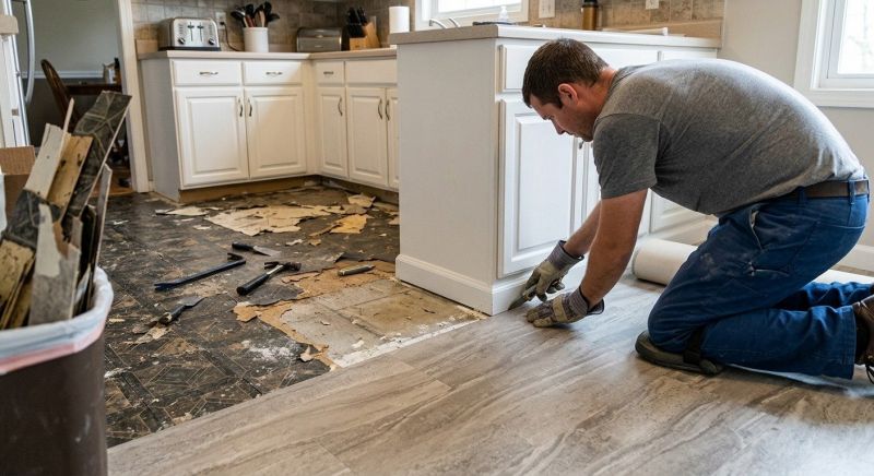Linoleum Floor Installation in Martin County, FL