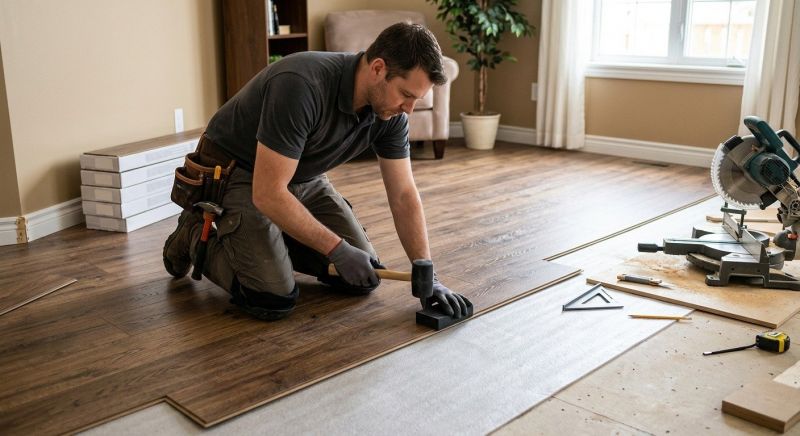 Plank Laminate Installation in Palm Beach Gardens, FL