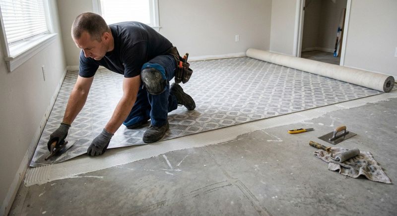 Sheet Linoleum Installation in Martin County, FL