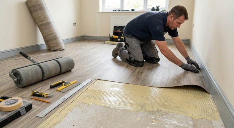 Sheet Linoleum Installation in Stuart, FL